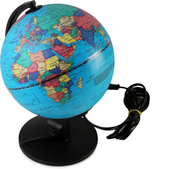 Winners Ornate Globe 808 - Illuminated Desktop Political World Globe