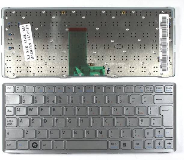 TechSonic Sony Vaio Vpc-w Vpc-w112 Laptop Keyboard Replacement Key