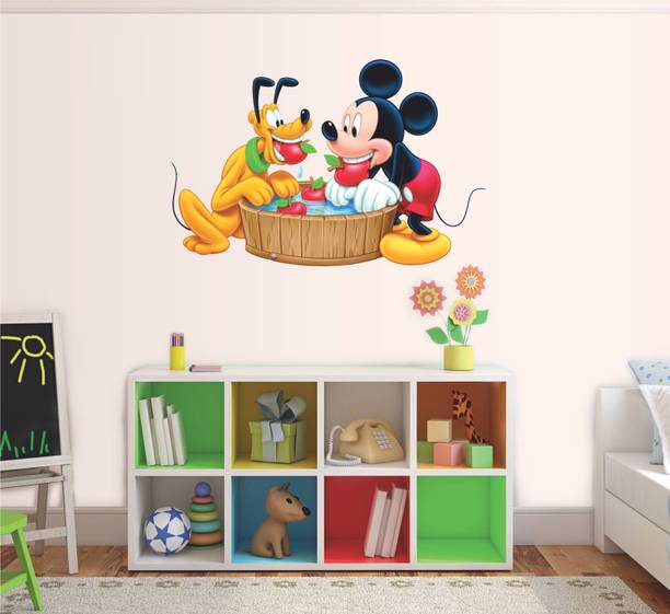 Devil designs 65 cm Mickey Mouse Wall Decals Sticker Kids Nursery Decor s Self Adhesive Sticker
