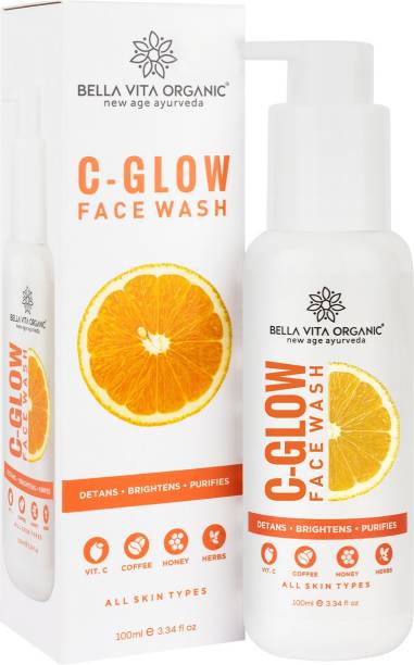 Bella vita organic Vitamin C  For Oil Control, Hydration, Brightening, Pore Cleansing, Detan, Pigmentation, Blemishes, Acne & Sensitive Skin Face Wash