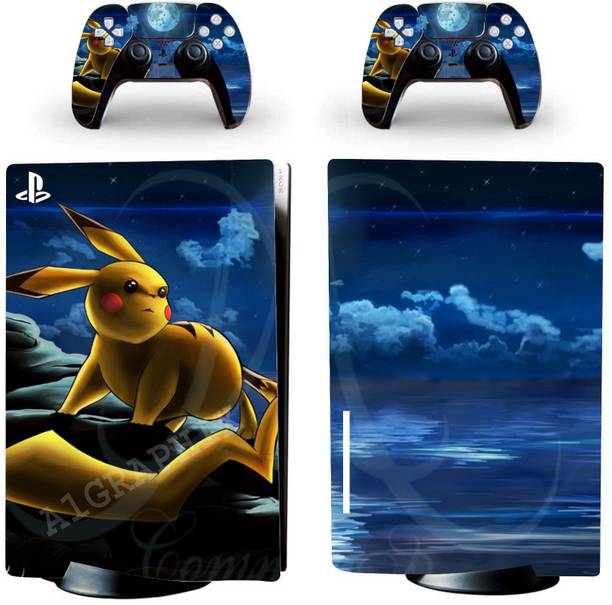 A1GRAPHIX PS5 Sticker Skin with 2 Wireless  Gaming Accessory Kit