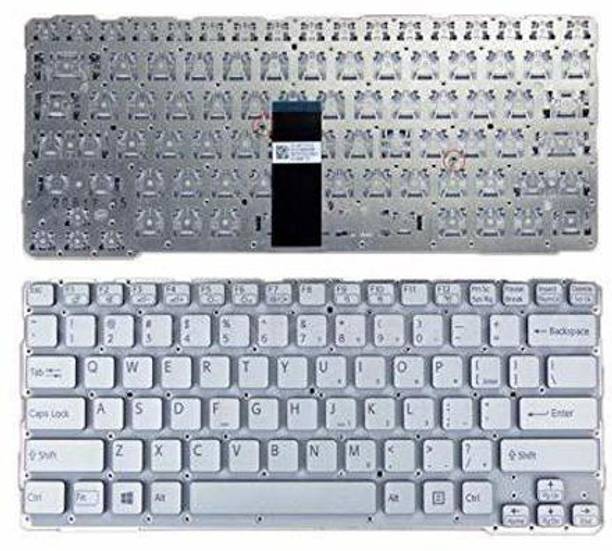 TechSio VAIO SVE14AA11W (White) Internal Laptop-size Laptop Keyboard Compatible with Desktop, Laptop, Mac