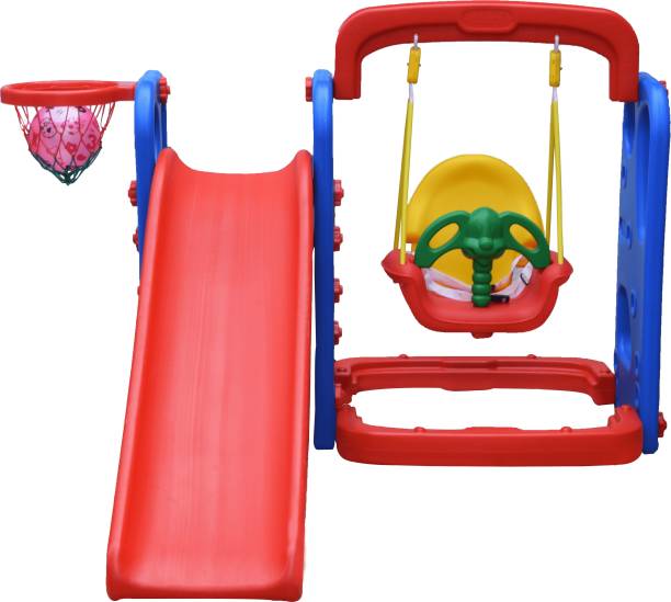 Ehomekart Slide and Swing Combo for Kids - PLAYGRO Garden Slider & Swing Combo