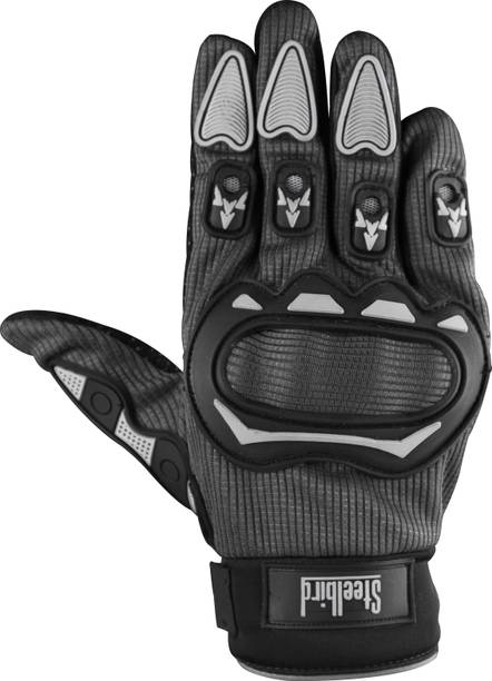Steelbird Bike Riding Gloves with Touch Screen Sensitivity at Thumb and Index Fingers Riding Gloves