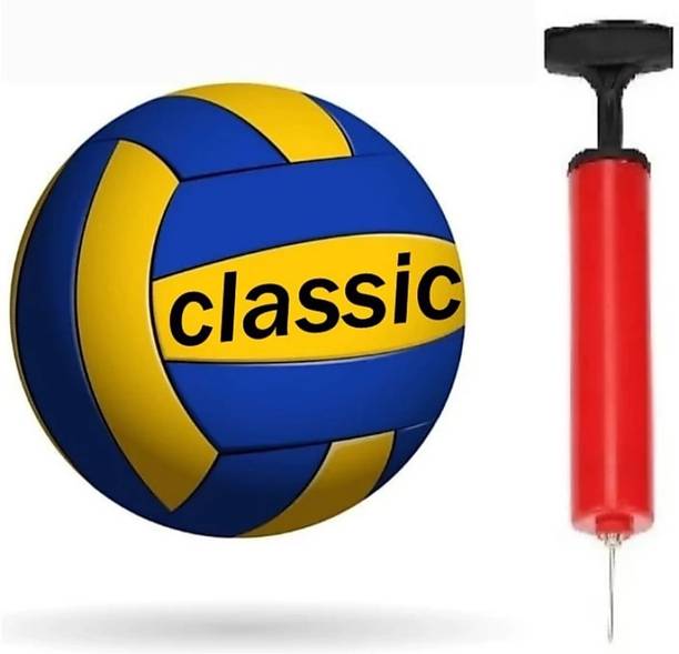 singhals volleyball with pump Volleyball - Size: 5 (Pack of 1) Volleyball - Size: 5