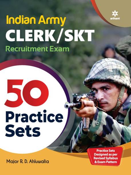 50 Practice Sets Indian Army CLERK/SKT Exam