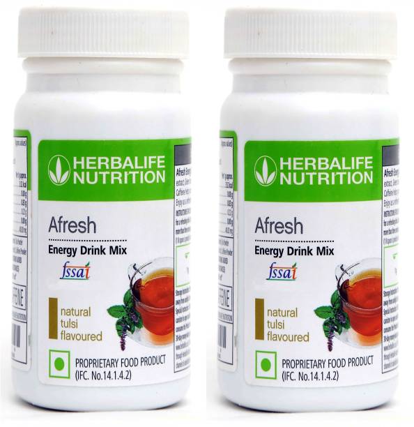 Herbalife Nutrition Afresh Energy Drink Mix Tulsi & TULSI 2 pcs Energy Drink
