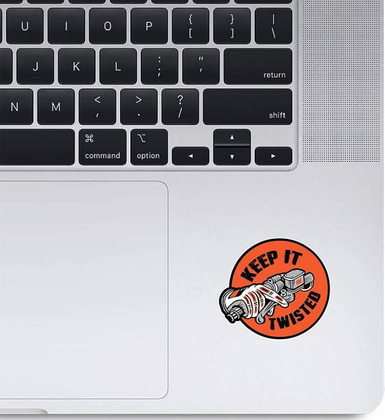 VVWV Keep It Twisted Laptop Trackpad Mini Sticker Decal vinyl Printed Laptop Decal 15.6