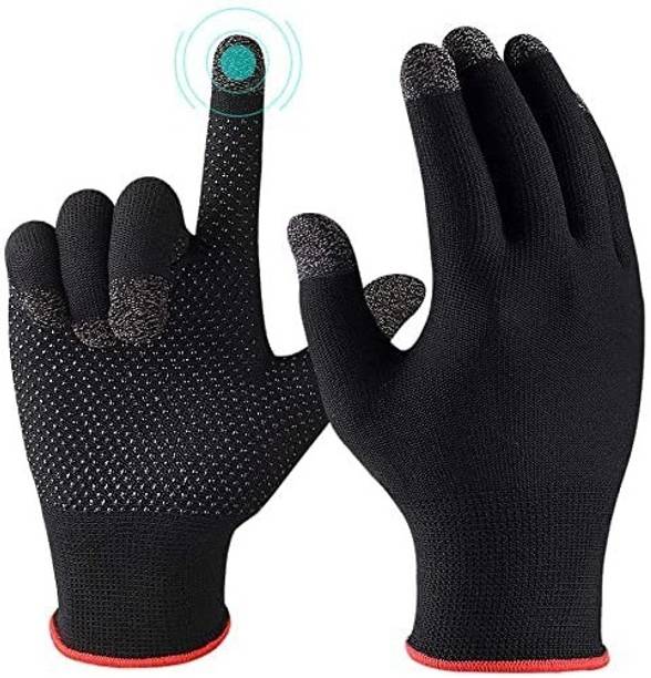 New Vastra Lok ™ Mobile Touch Screen&PUBG Game & Bike Riding Use Hand Gloves Anti Sweat Finger Gym & Fitness Gloves