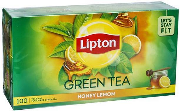 लिप्टन ग्रीन टी हनी लेमन हनी 100 बैग्स X 1 बैग