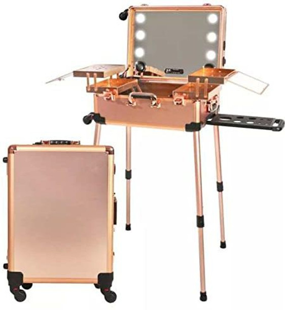 professional makeup vanity box with lights