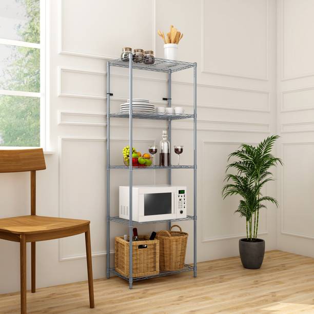 TUNEHOME Metal Kitchen Cabinet