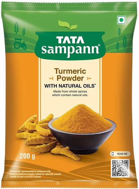 Tata SAMPANN TURMERIC POWDER WITH NATURAL OILS 200 GRAMS PACK OF 1