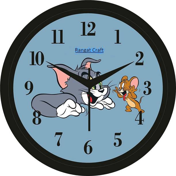 rangat craft Analog 25.5 cm X 25.5 cm Wall Clock