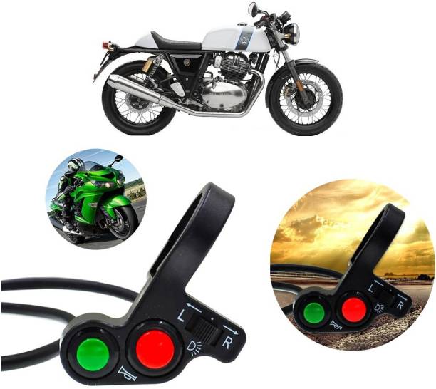 Qiisx Bike Multipurpose 3 Way Switch Button On/Off Switch_Royal Enfield Continental GT 1 Car Dash Switch Panel
