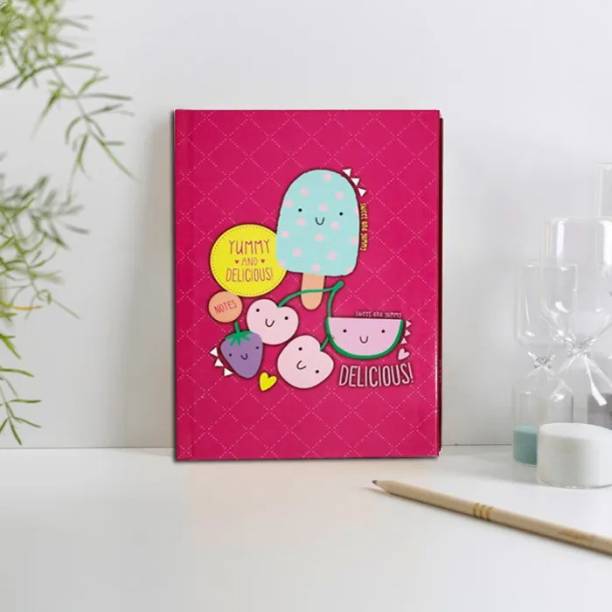 CREATIVE CONVERT Yummy and Delicious A5 Journal Single Line 180 Pages