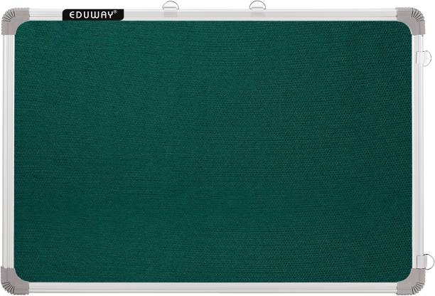 Eduway 3x4 ft Green Notice Board / Pin Up Display Board with 30 pins for School, Office Notice Board