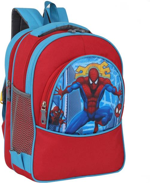 Ontop trends SPIDERMAN BOYS SCHOOL BAG FOR (LKG/UKG/1st std) Waterproof (Red) 30 L Backpack