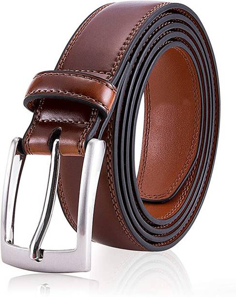 KAEZRI Men Casual Brown Artificial Leather Belt
