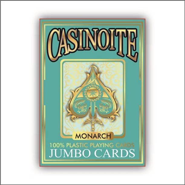 Casinoite Monarch 100% Plastic Poker Playing Cards (TURQUOISE)