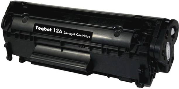 Teqbot HP 12A Laserjet M1005 Multifunction Laser Printer Toner Cartridge Pack of 1 Black Ink Toner