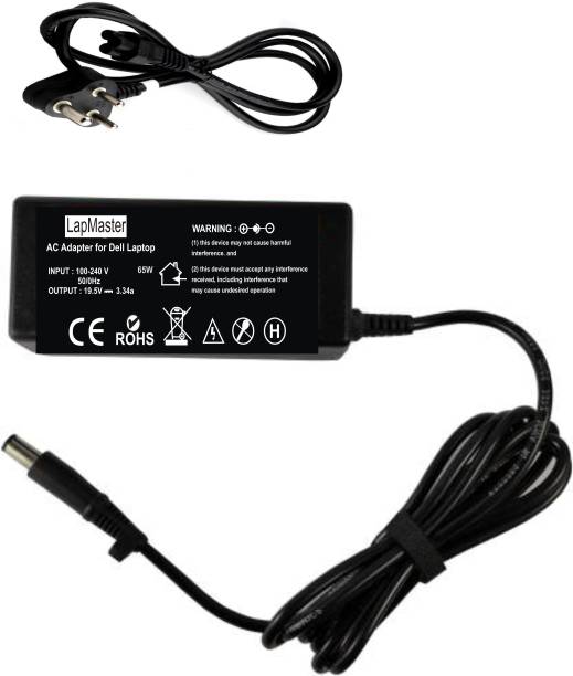 LAPMASTER d_e_ll 14-5448,1645, 2420D-3518 Pin 7.4 x 5.0mm 65W Adapter(Power Cord Included) 65 W Adapter