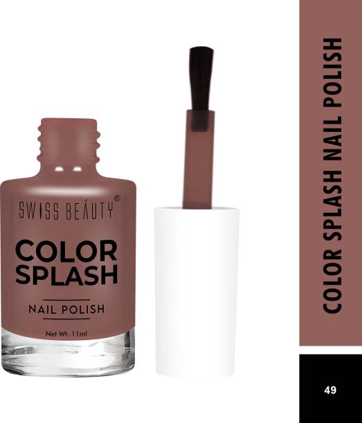 SWISS BEAUTY Color Splash High Shine Long Lasting Nail Polish Pack of 2- (Shade-49, 11ml)