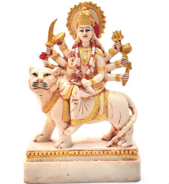 KIFAYTI KART Durga maata God Idol, durga Murti Figurine and Murti for Mandir/Temple/Home Decorative Showpiece  -  22 cm
