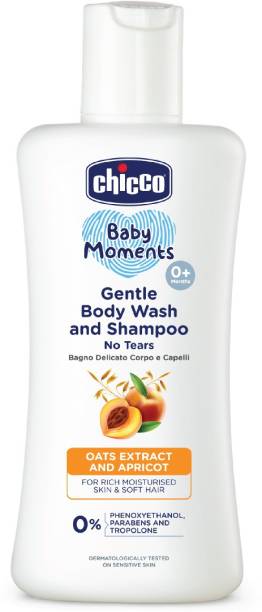 Chicco Baby Moments Gentle Body Wash And Shampoo, Paraben and Phenoxyethanol free, 0M+(