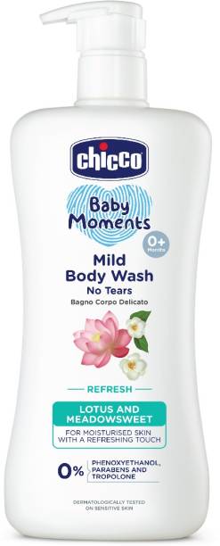 Chicco Baby Moments Mild Body Wash Refresh, Paraben & SLS Free, Phenoxyethanol free,0M+