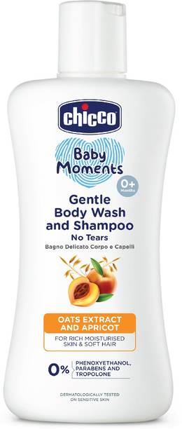 Chicco Baby Moments Gentle Body Wash And Shampoo ,Paraben & Phenoxyethanol free, 0M+