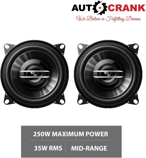 Hertz ECX165.5 6.5 inch 210 Watt 4 Ohm 2 Way Coaxial Car Audio Speakers Pair 