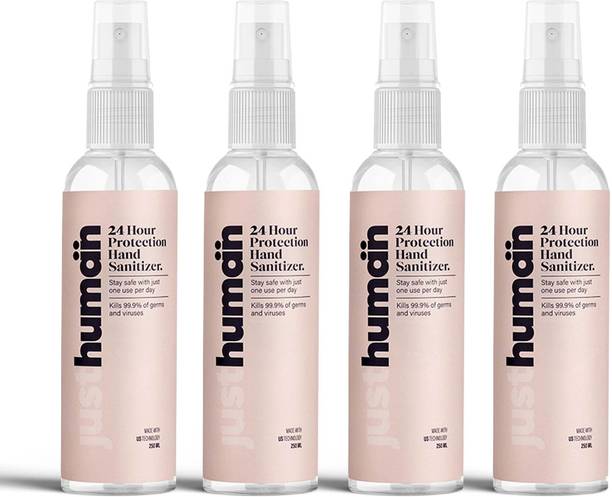 Just Human 24 Hour Protection Sanitizer Spray Bottle