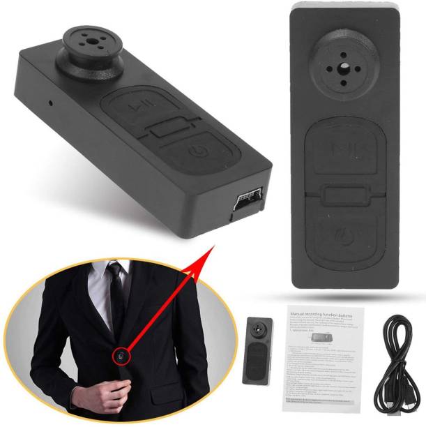 TFG Spy Video Hidden Button shape 720p Camera Audio Photo Spy Camera Without WIFI Security Camera