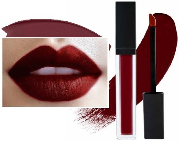 GULGLOW New Matte Me Lipstick, Long Stay Lipstick Non Transfer Maroon Lipstick