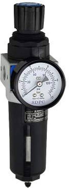 HOSEMART FR 1/4" Inch Plastic Guard Pneumatic Air Filter Regulator With Pressure Gauge Test Indicator