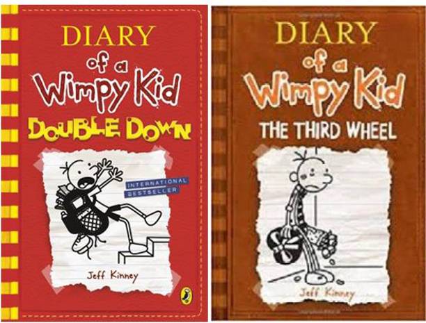 Set Of 2 Diary Of A Wimpy Kid Double Down And Third Wheel