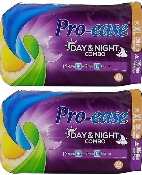 Pro-ease Day & Night Combo XL 22+22 (15Day + 7Night) Sanitary Pad
