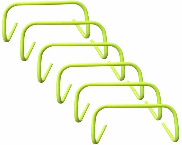 HACKERX 9 inch Set of 15 pcs Agility Hurdle Football Speed Hurdle Running School Model PVC Speed Hurdles
