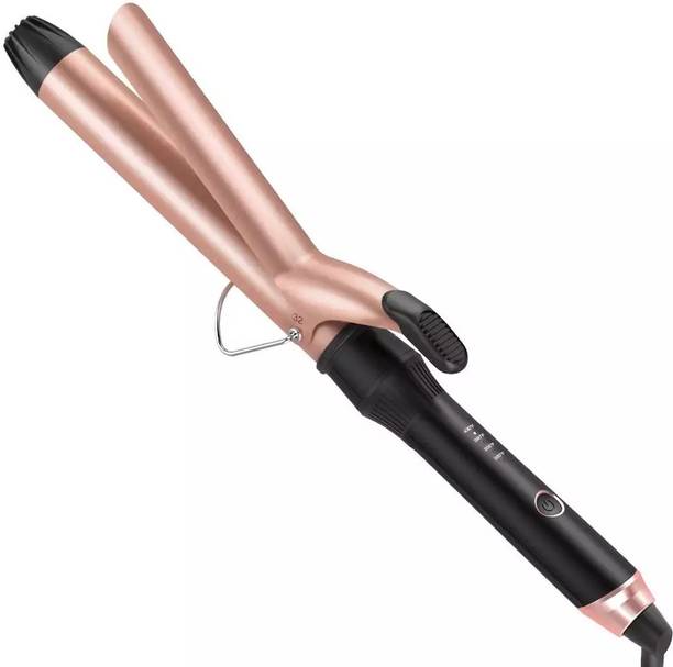 GLOWISH PROFESSIONAL 9MM CURLING WAND ROLLER WITH DIGITAL TEMPERATURE LCD DISPLAY Electric Hair Curler
