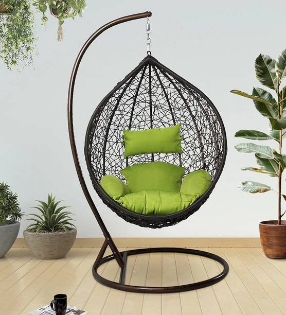 Jhula King Premium Hammock Swing Chair with Stand Swing for Adults Steel Large Swing