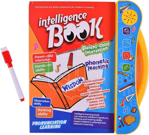 Smartcraft Intelligence Book-Musical English Educational Learning Book for 3 + Y