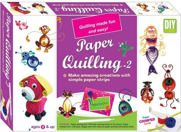 ARNIYAVALA Paper Quilling Set (200 Strips in 10 Colors)