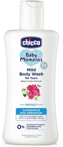 Chicco Baby Moments Mild Body Wash Protect, Paraben & SLS Free, Phenoxyethanol free,0M+