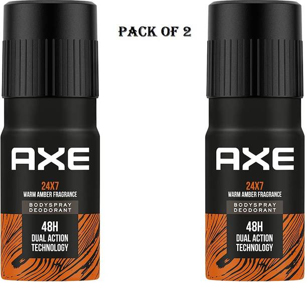 AXE Recharge 24*7 (150ml each) - Pack of 2 Deodorant Spray  -  For Men