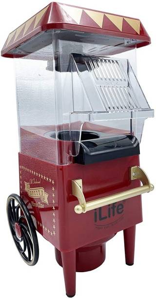 SHREEJIIH Popcorn Machine Vintage Retro Electric Hot 1 L Popcorn Maker