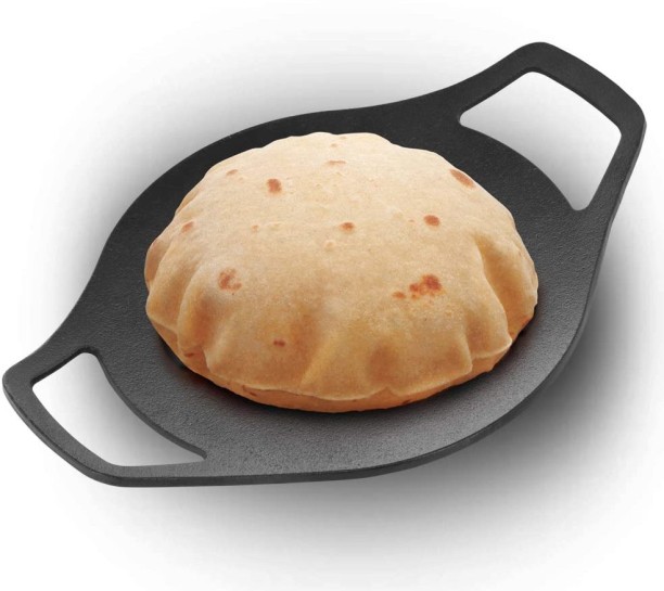 Marble Coated Non Stick Tawa Tava Pan Naan Roti Chapati Flat Bread Cake Indian 30.5CM