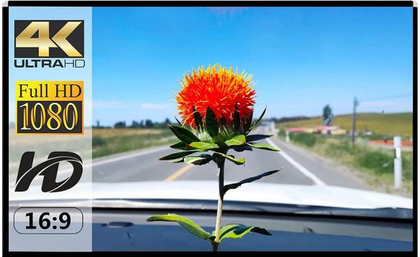 royality 110" Projector Screen, 4K 16:9 Anti-Crease Indoor Outdoor - (96" (W) x 54" (H) Projector Screen (Width 243 cm x 137 cm Height)