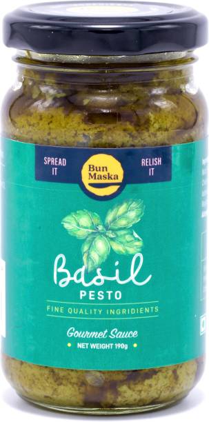 Bun Maska Basil Pesto Sauce for Pasta, No Added Colors Sauce