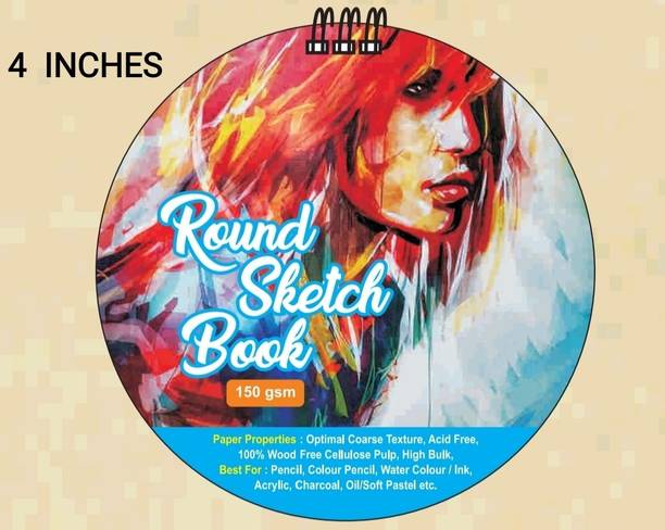 R K SALES R K Sketch Books,100% Wood Free Pulp,High Bulk, 150 GSM, Pack of 1 Sketch Pad